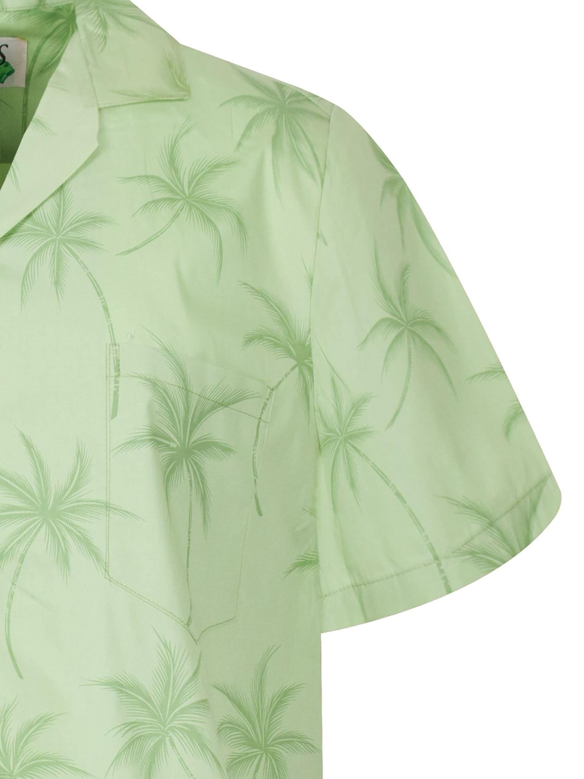 Coupe regular Chemise 'Palmshadow' KY's en vert