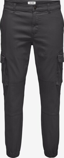 Only & Sons Pantalon cargo 'Carter' en anthracite, Vue avec produit