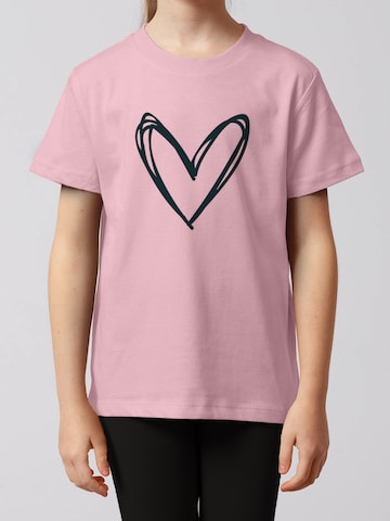 watabout.kids Shirt 'Herzi' in Pink: front