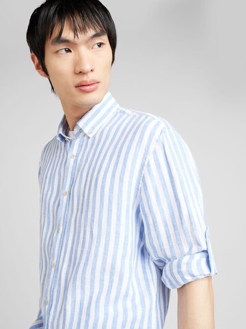 BRAX Regular fit Button Up Shirt 'STYLE.Dirk' in Blue