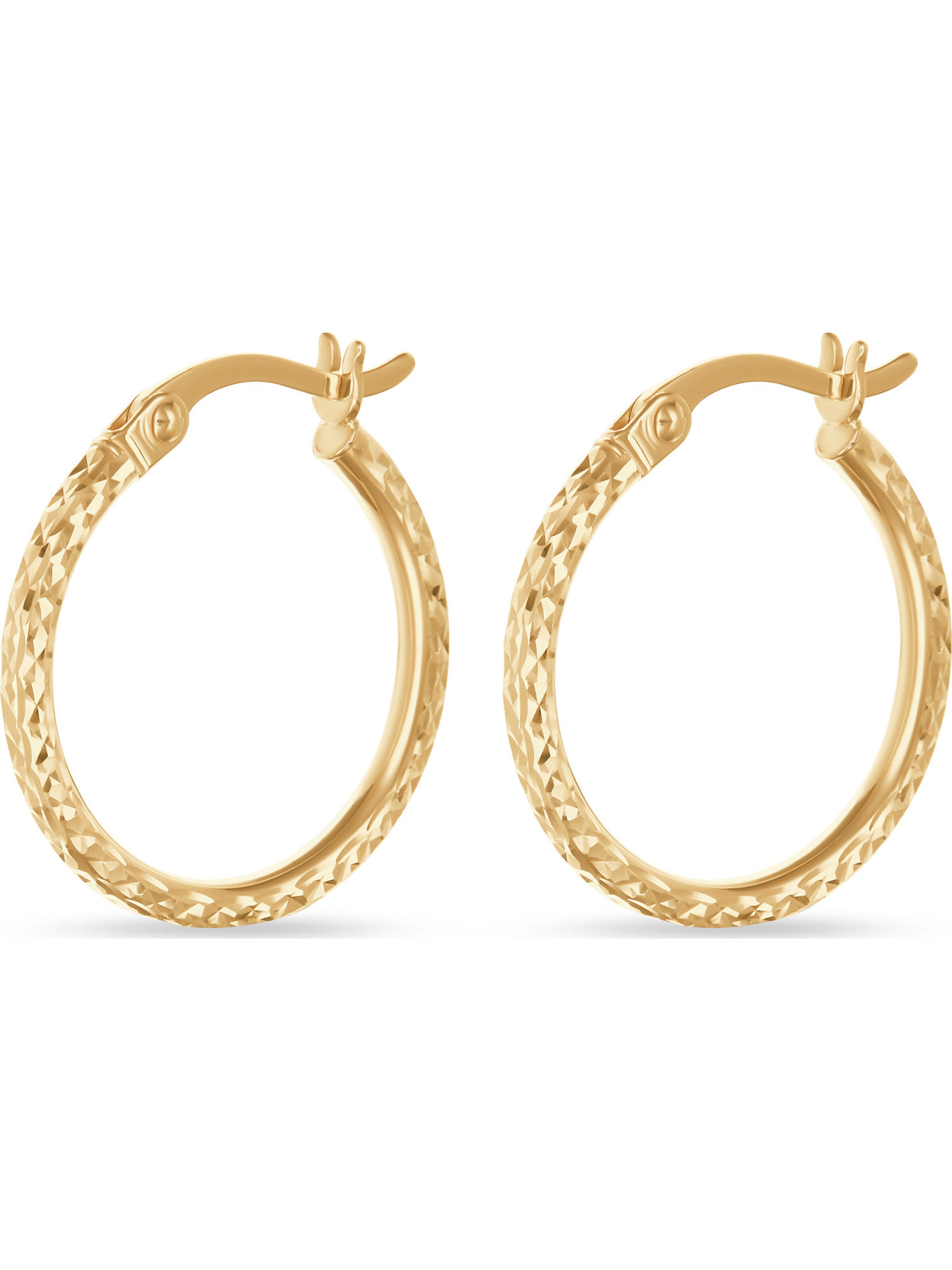 FAVS Earrings in Gold: front