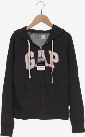 GAP Sweatshirt & Zip-Up Hoodie in XS in Black: front
