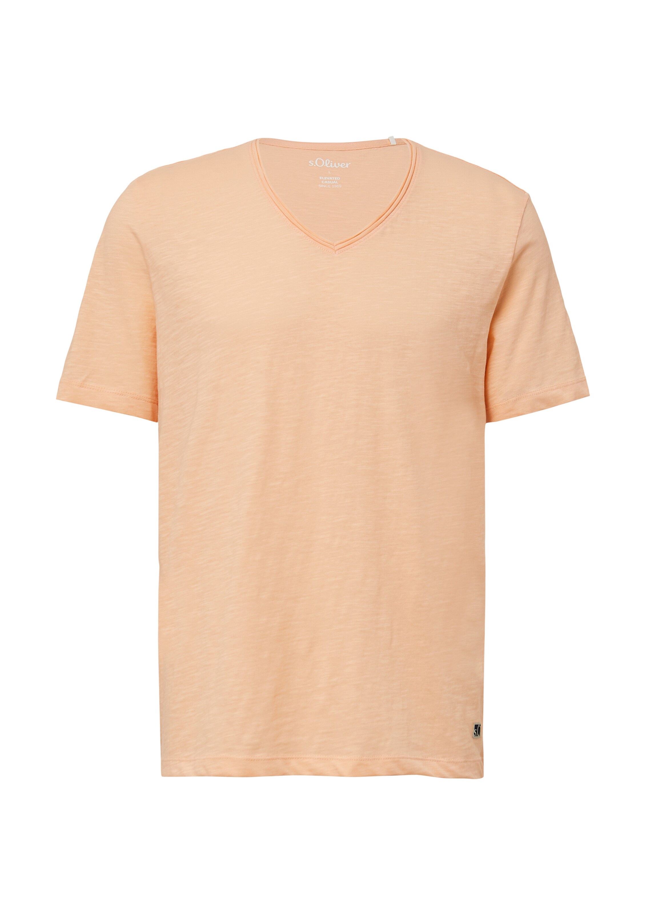 T-Shirt s.Oliver en orange : devant