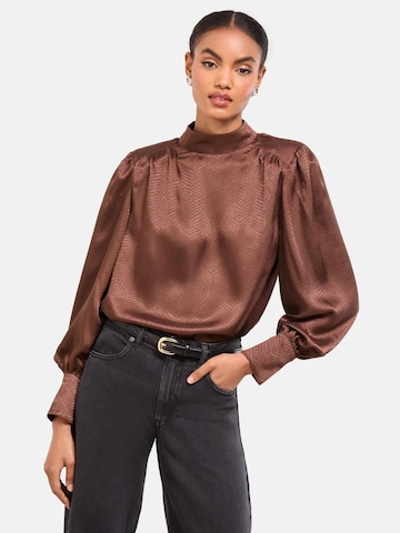 Lipsy Блузка в Коричневый: спереди