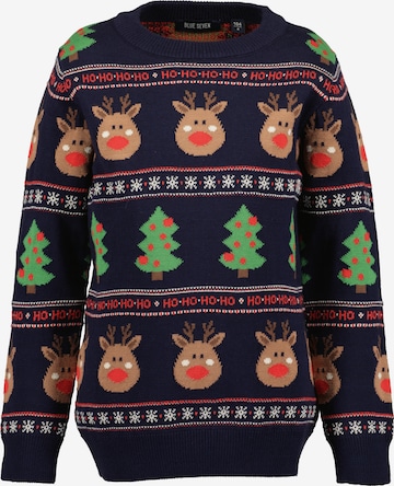 BLUE SEVEN Sweter w kolorze niebieski: przód