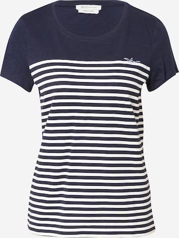 T-shirt TOM TAILOR DENIM en bleu : devant