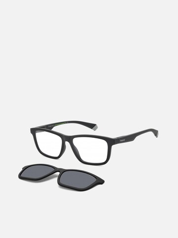 Polaroid Zonnebril 'Polaroid PLD 2147/CS Matte black grey 55/15/140 UNISEX Sunglasses' in Zwart: voorkant