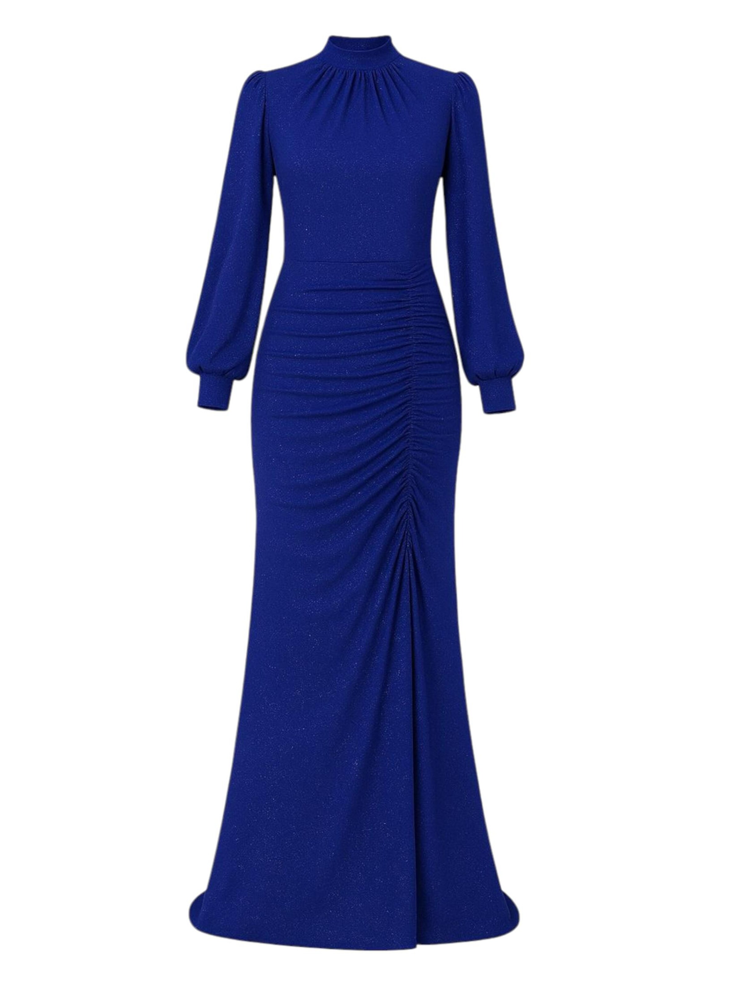 fashionshowcase Evening dress 'RÜYA' in Blue: front