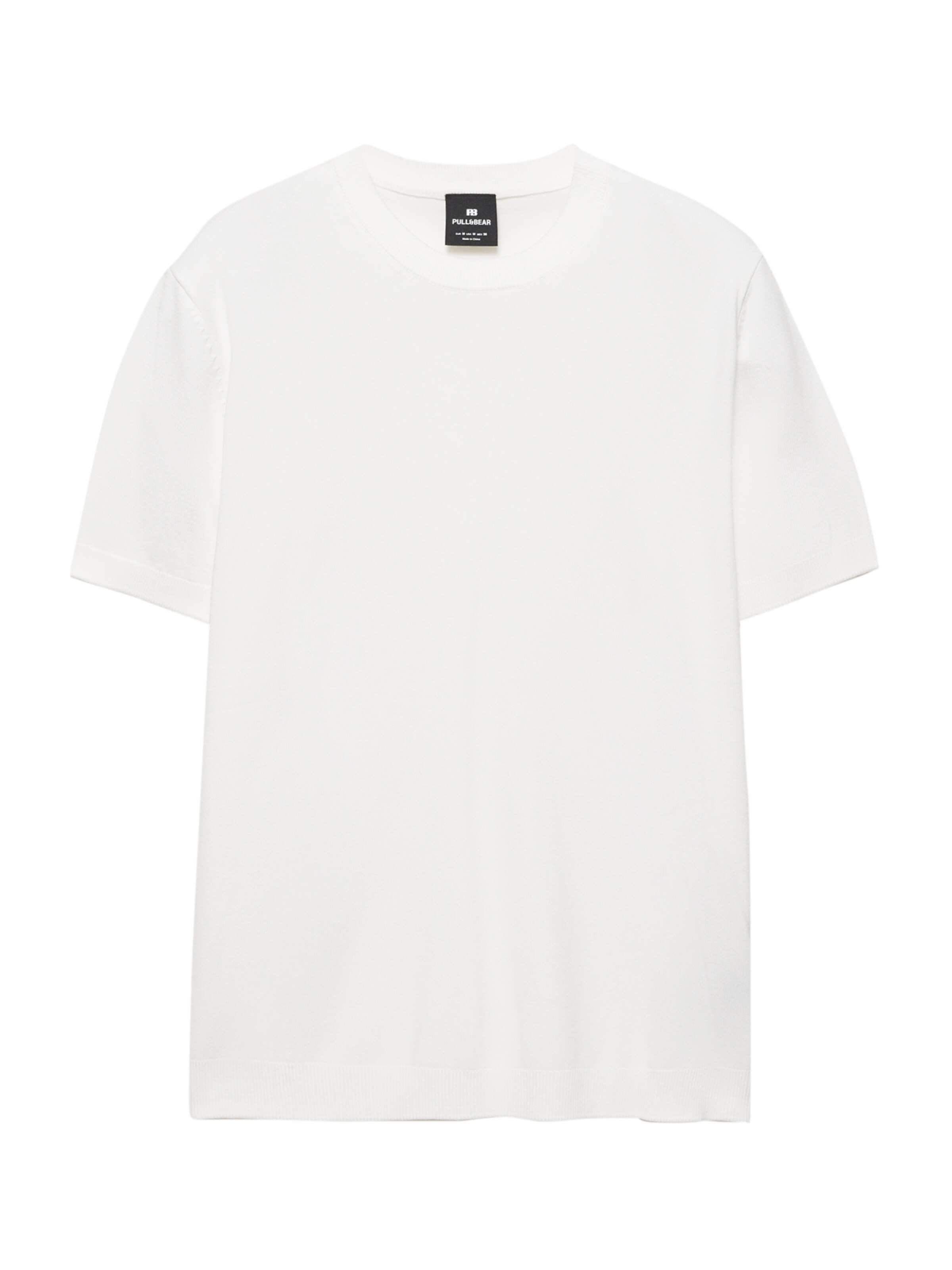 Pull&Bear Sweater in White: front