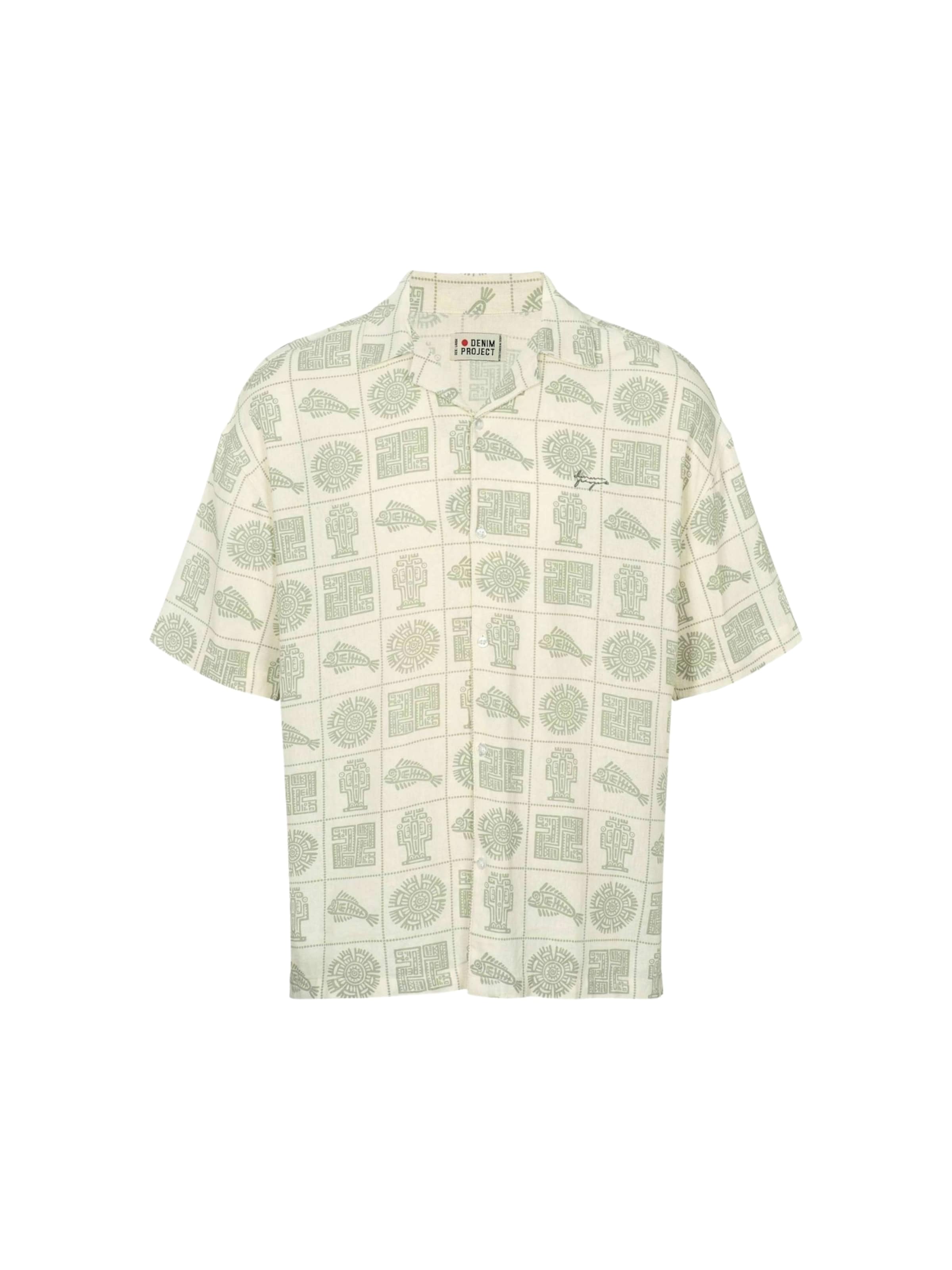 Denim Project Comfort fit Overhemd ' DPPrinted ' in Gemengde kleuren: voorkant