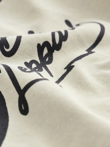 T-Shirt 'Edit Def Leppard' Next en beige