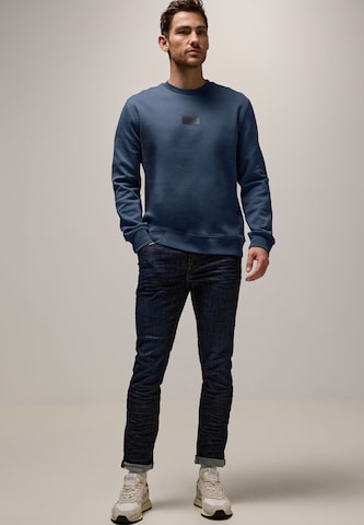 Street One MEN Sweatshirt in Blau