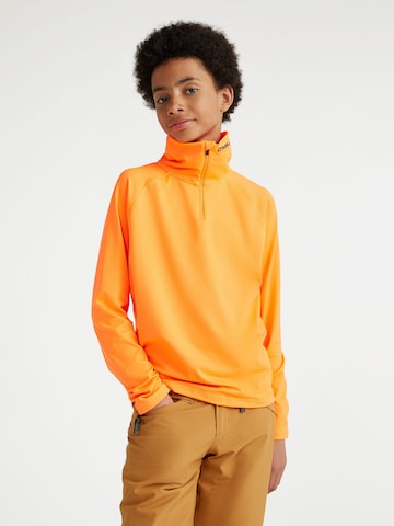 O'NEILL Athletic Sweater 'Clime' in Orange: front
