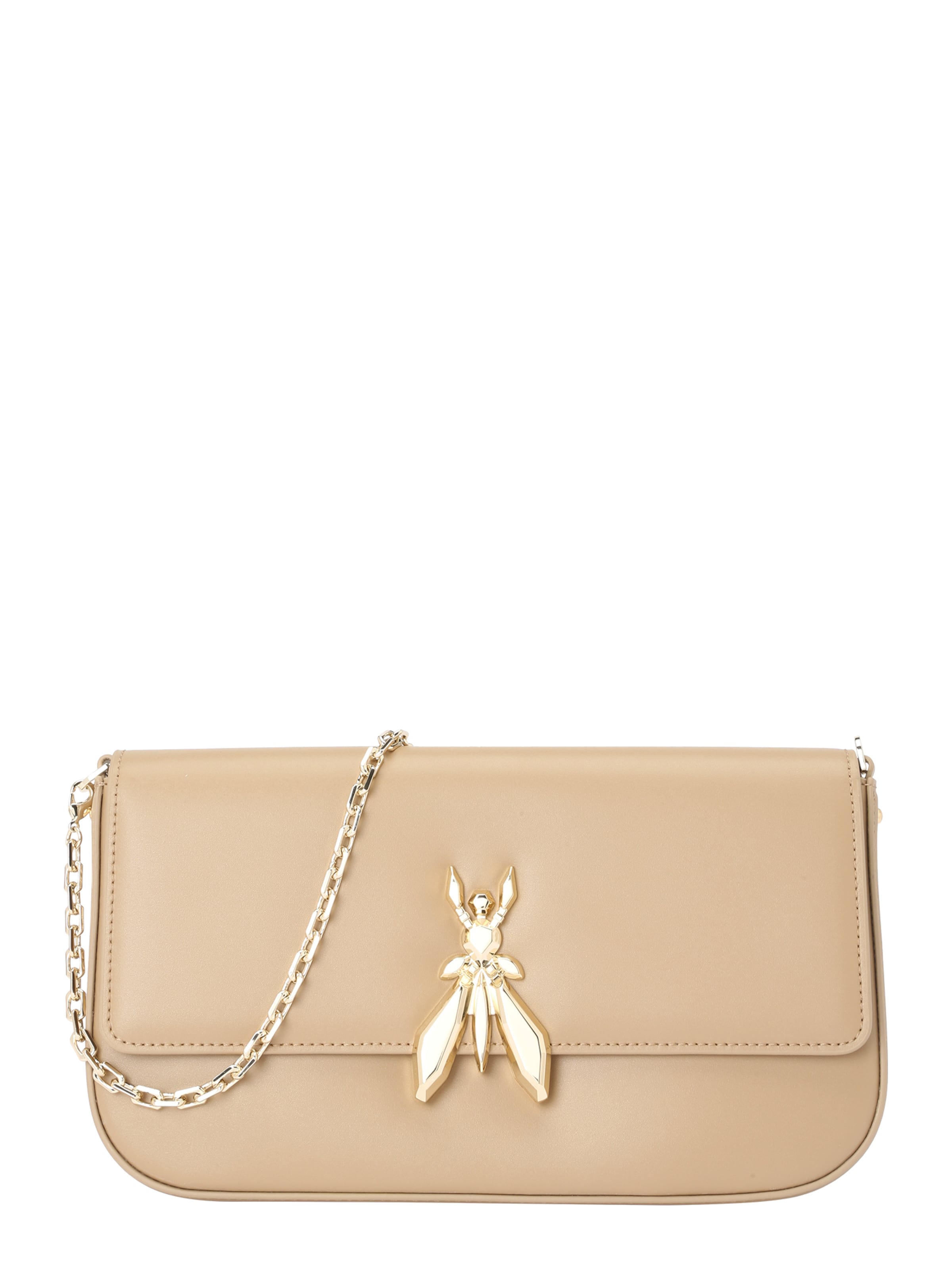 PATRIZIA PEPE Crossbody bag in Beige: front