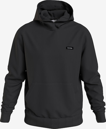 Sweat-shirt Calvin Klein en noir : devant