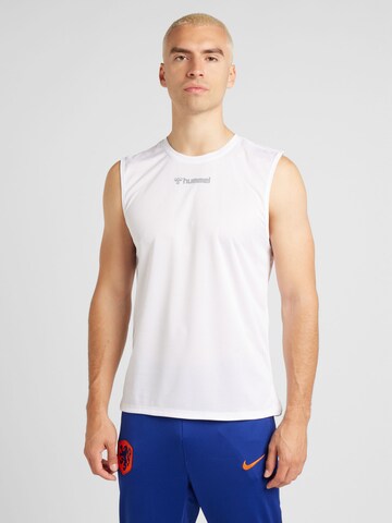 Hummel Funktionsshirt in Weiß: Vorderseite