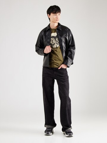 BLEND T-Shirt 'JACKIE' in Grün