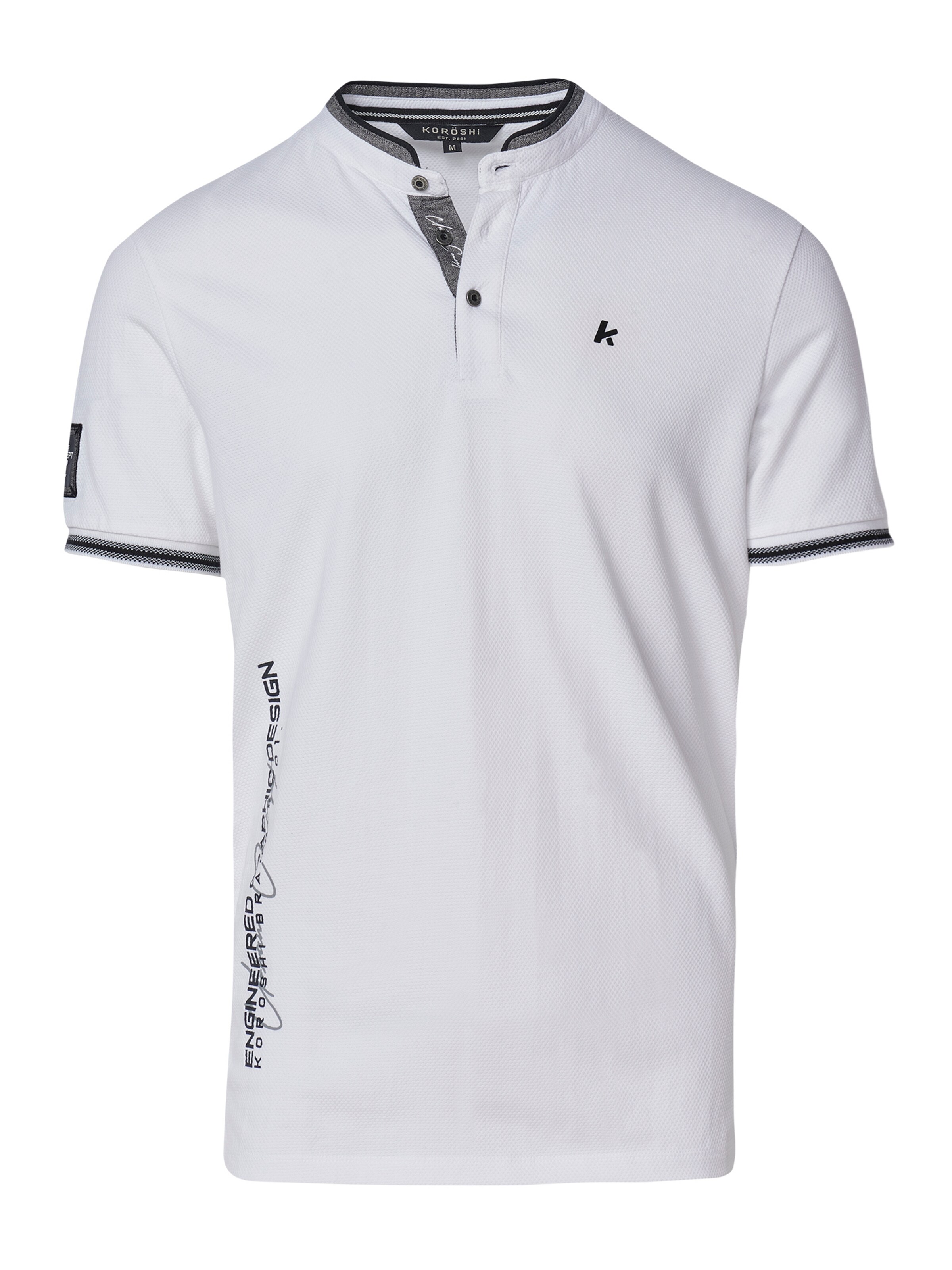 KOROSHI Póló - fehér: elől