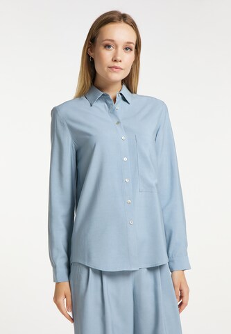 DreiMaster Klassik Blouse in Blauw: voorkant