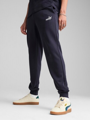 PUMA Конический (Tapered) Спортивные штаны 'ESS No. 1' в Синий: спереди