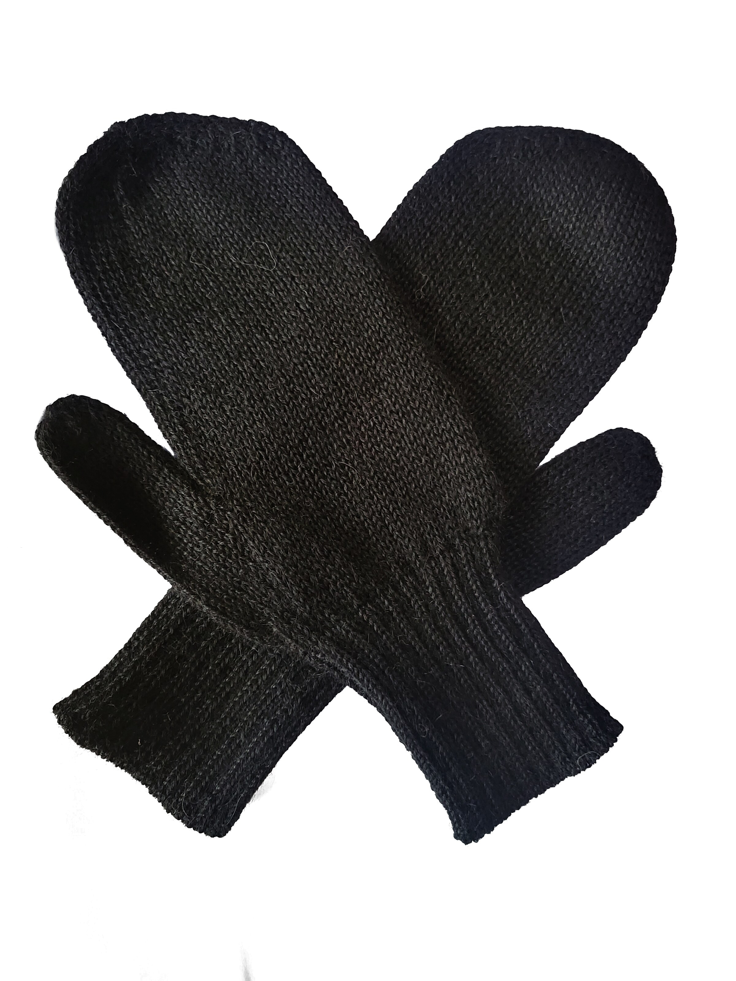 Posh Gear Mittens 'Pugnoguanti' in Black