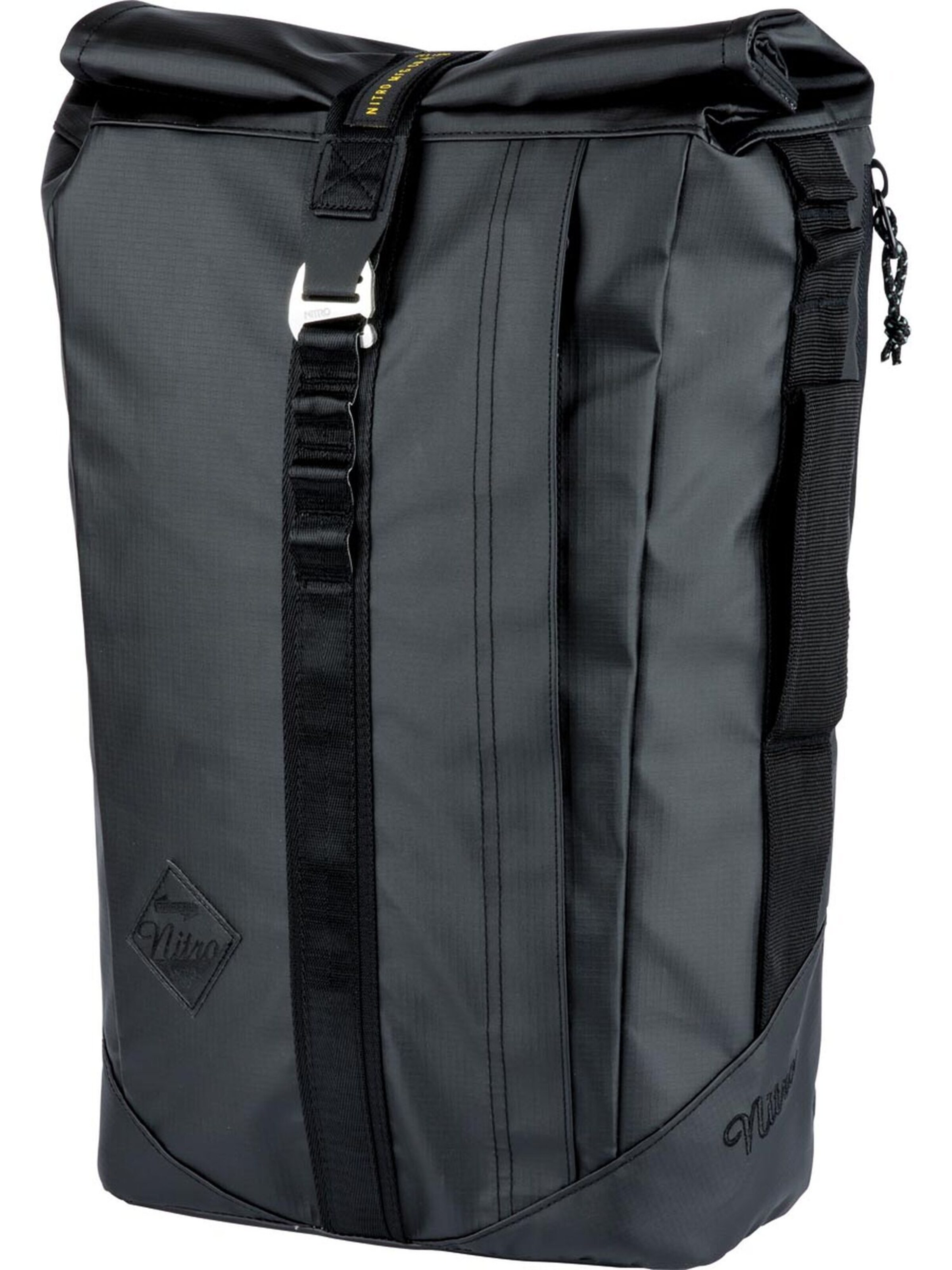 NitroBags Backpack in Black: front