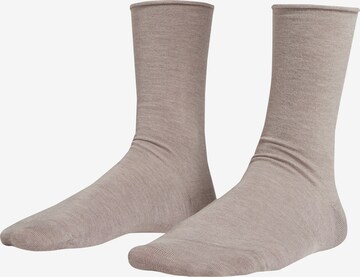 CALZEDONIA Socks in Beige: front