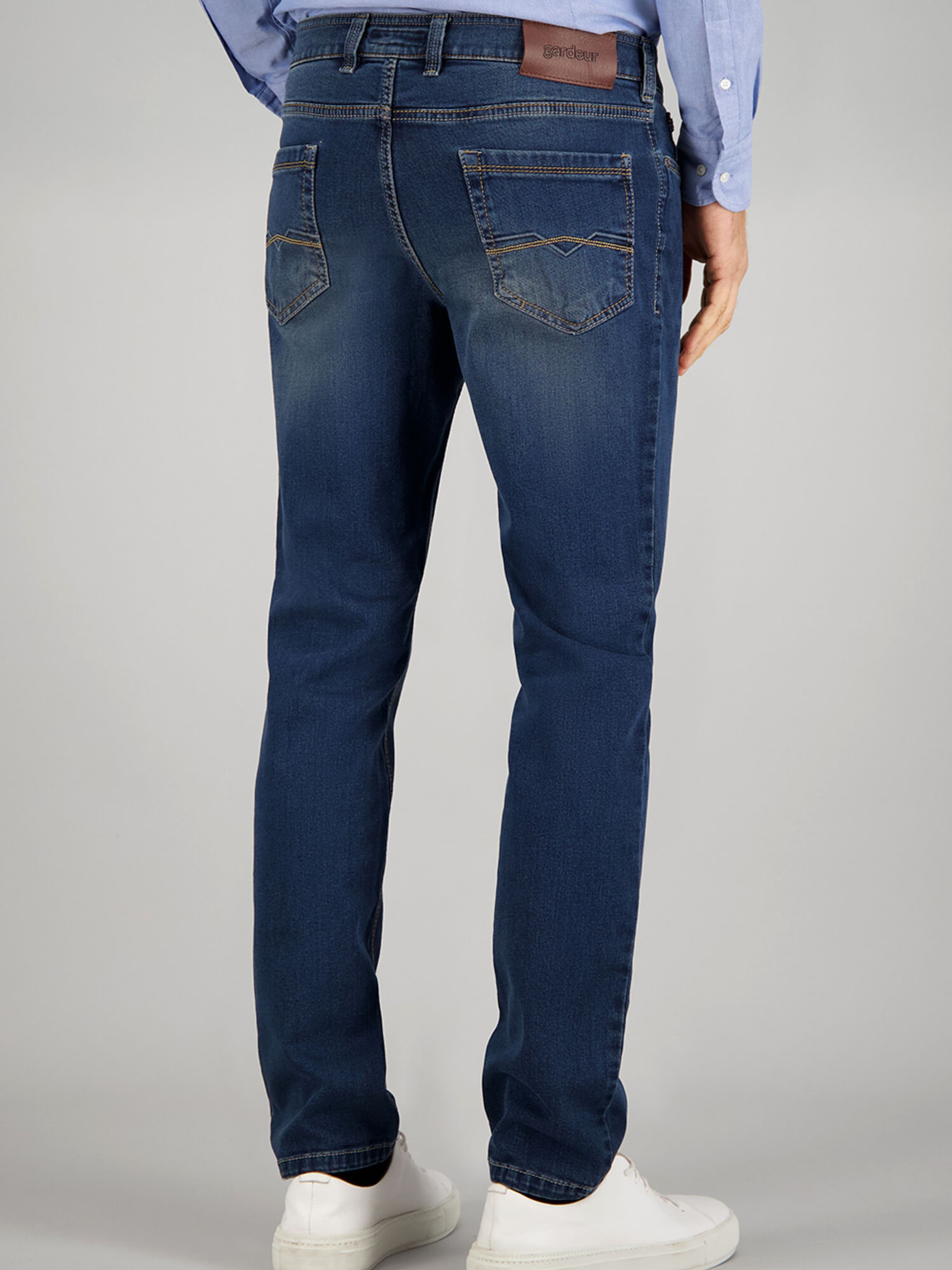 Atelier Gardeur Heren Jeans Batu Comfort Stretch, donkerblauw 769, 35W / 30L