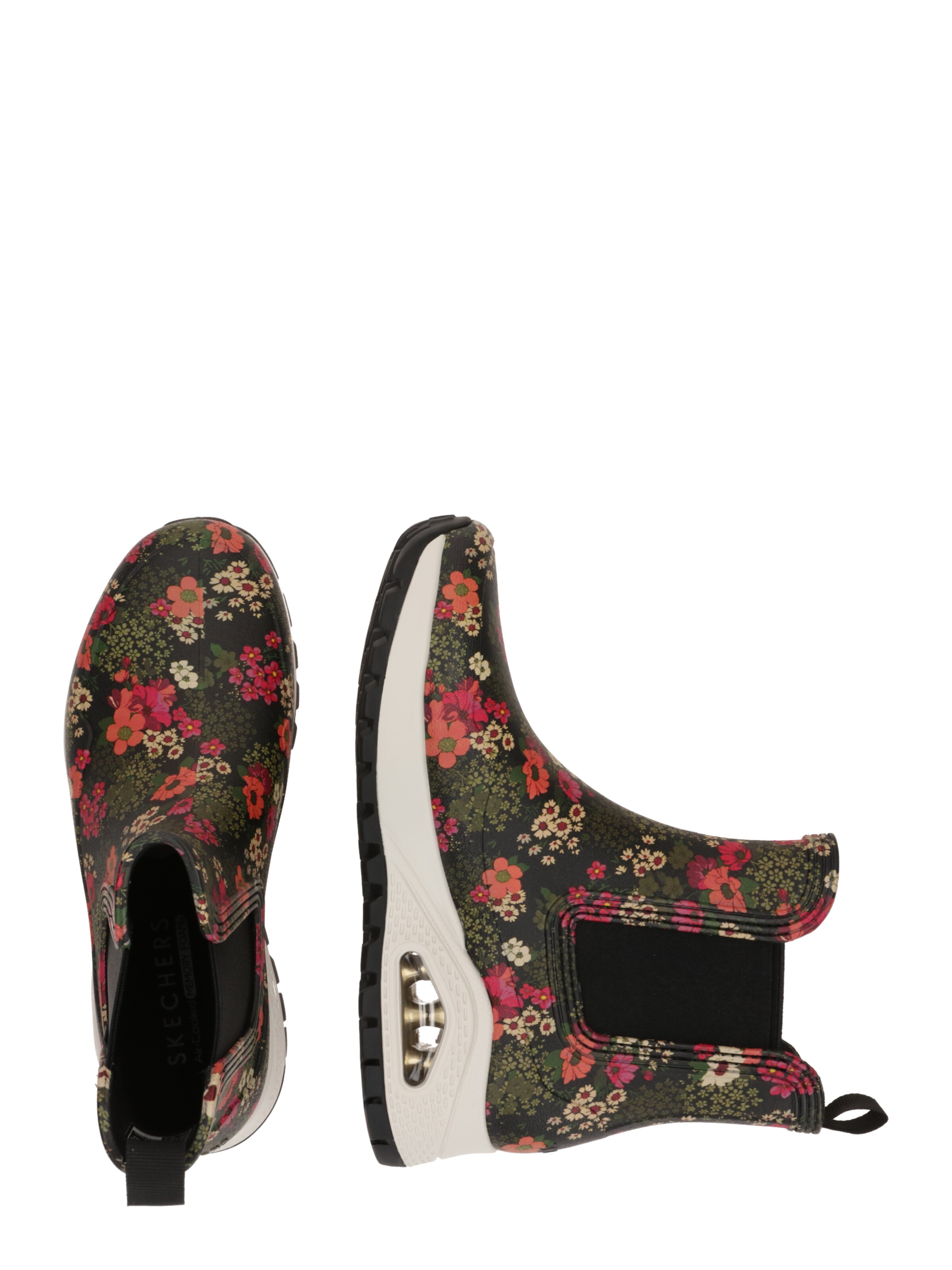 SKECHERS Rubber Boots 'UNO RUGGED-DANCING N THE RAIN' in Green