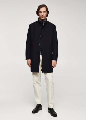 MANGO MAN Winter Coat 'Metro' in Blue