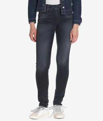 Le Temps Des Cerises Skinny Jeans in Blue: front