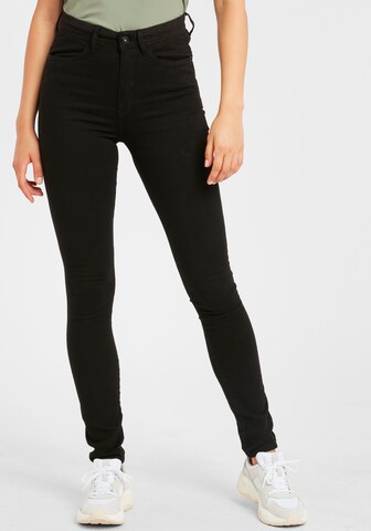 ICHI Skinny Jeans 'PALOMA' in Zwart: voorkant