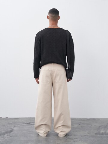 Wide leg Pantaloni 'Chattanooga' di VAMOS CLO in beige