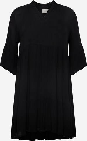 Robe 'Mariana' KAFFE CURVE en noir : devant