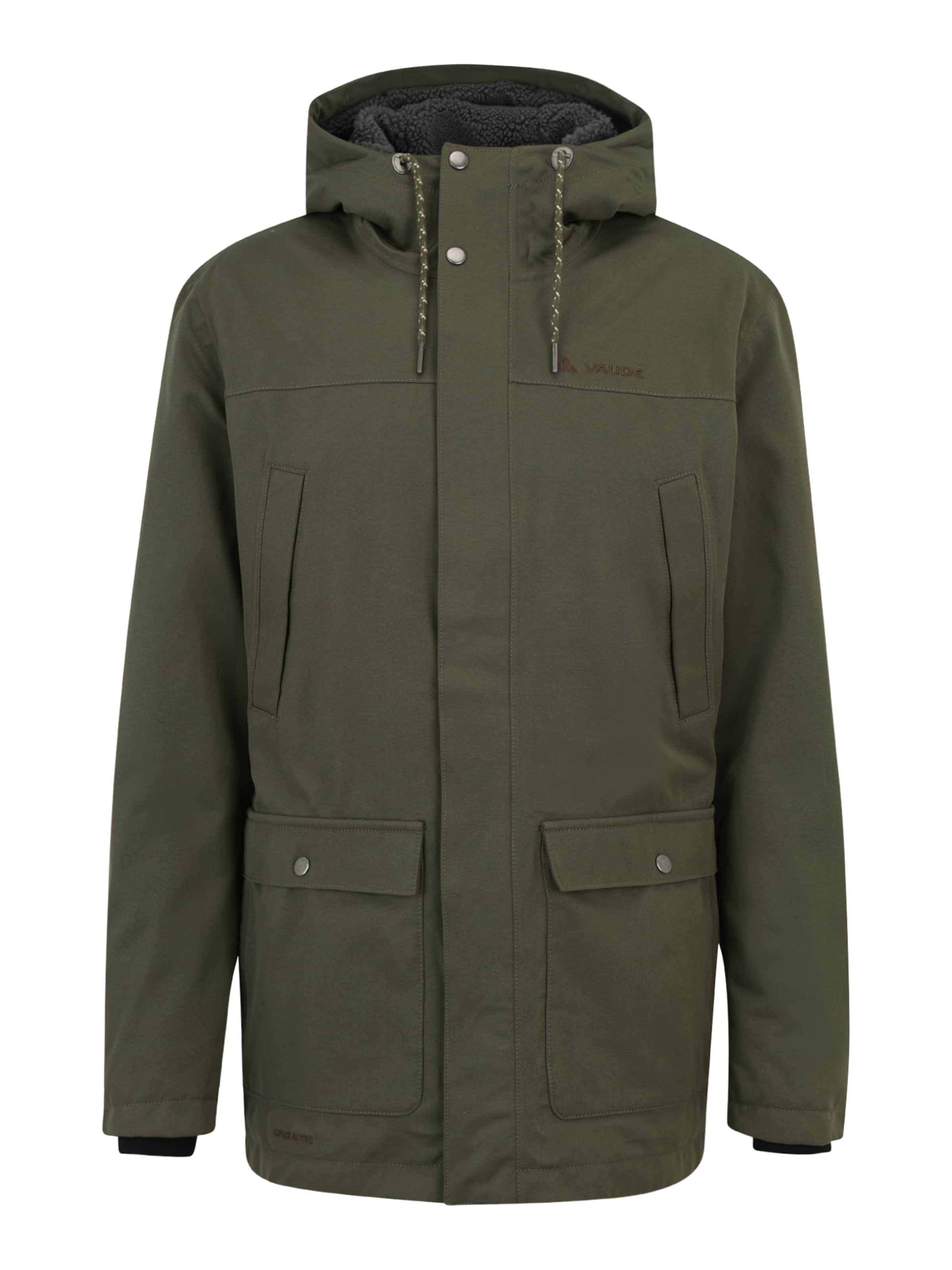 žalia VAUDE Laisvalaikio striukė 'Manukau II': priekis