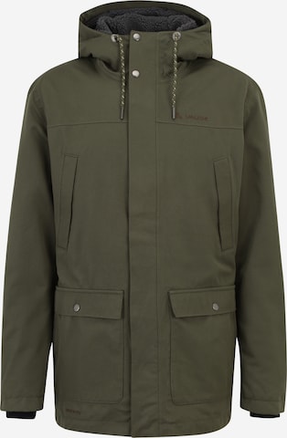 VAUDE Ulkoilutakki 'Manukau II' värissä vihreä: etupuoli