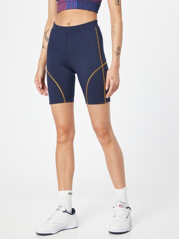 Reebok - Skinny Pantalón deportivo en azul: frente