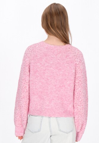MYMO Knit cardigan in Pink