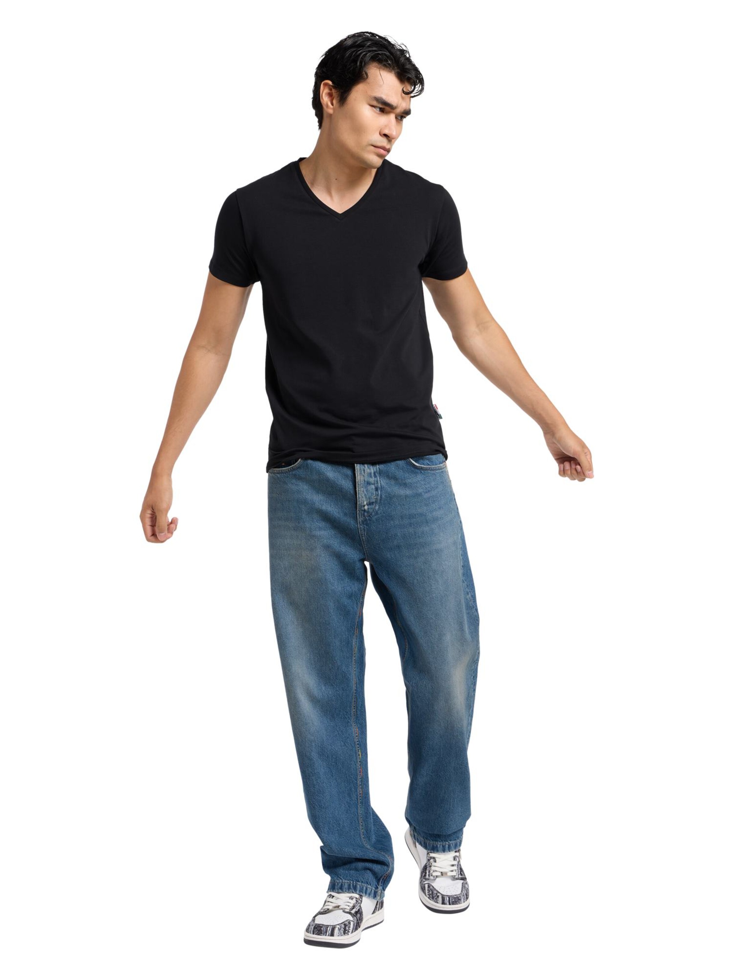 Carlo Colucci Shirt in Zwart