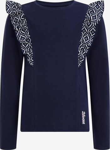 WE Fashion Shirt in Blauw: voorkant