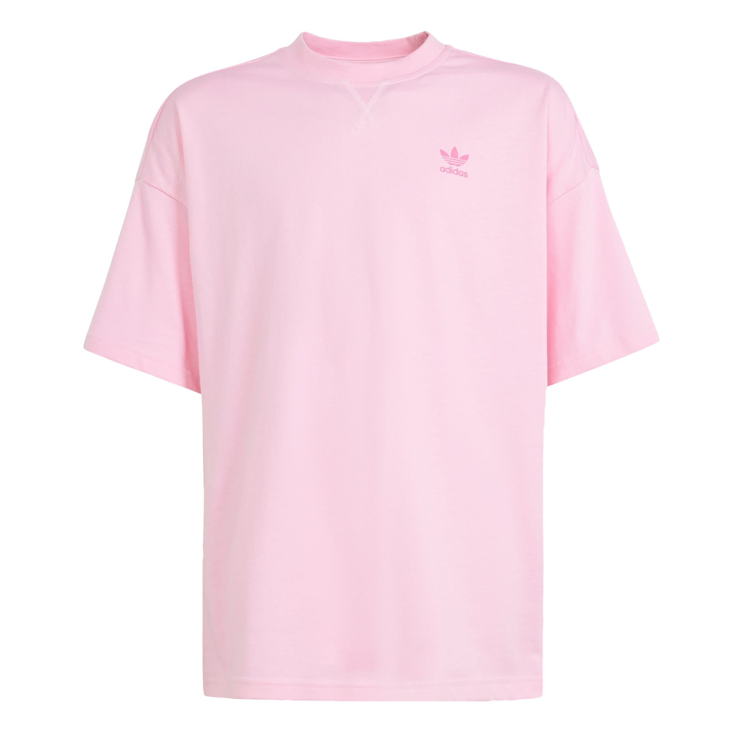 T shirt adidas rose et cheap blanc