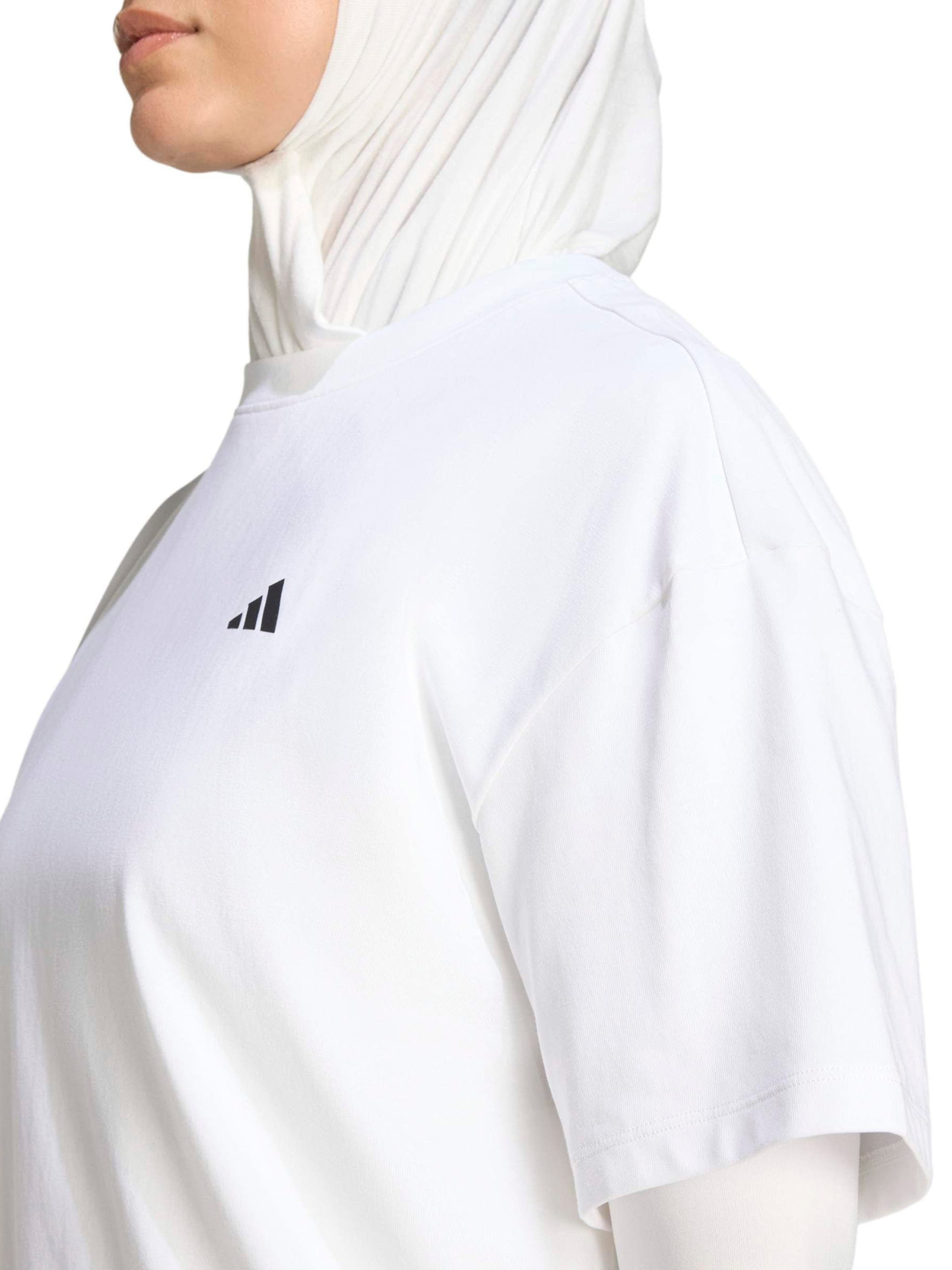 ADIDAS PERFORMANCE - Camisa funcionais 'ESS' em branco