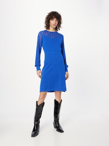 Wallis Kleid 'Pointelle' in Blau: predná strana