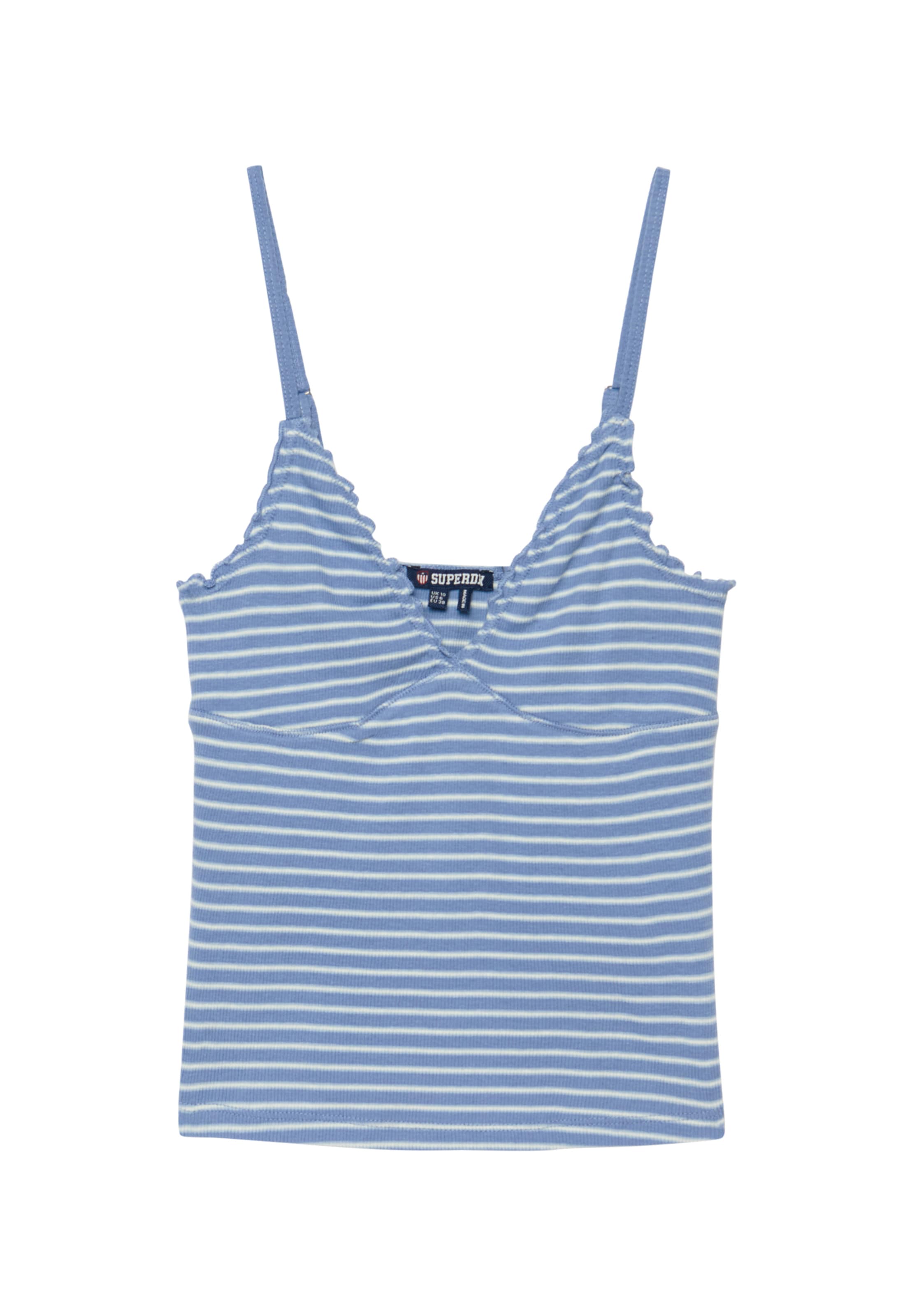 Superdry & Co Top 'Athletic Essentials' in Blau: Vorderseite