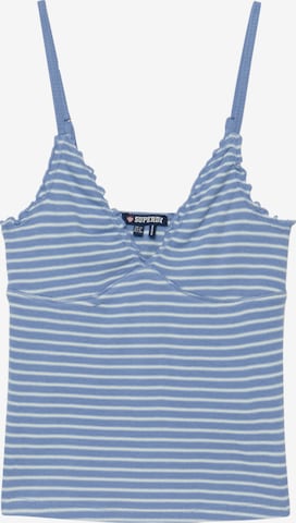 Superdry & Co Top 'Athletic Essentials' in Blau: Vorderseite