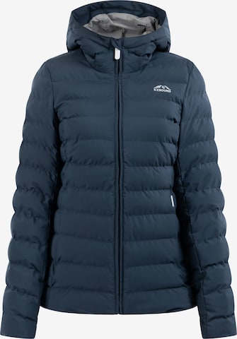 ICEBOUND Winter Jacket in Blue: front