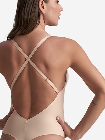 Bye Bra - Body moldeador ' Low Back Sensual Bodysuit ' en beige