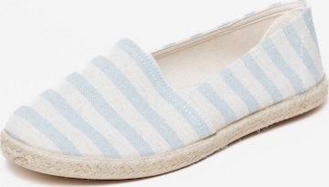 Gottstein Espadrilles 'Espadrille Camping Linen duo' in Blue: front