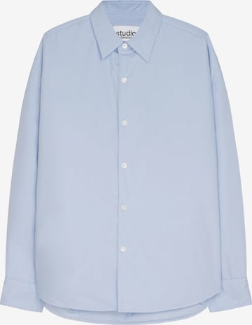 Coupe regular Chemise Studio Seidensticker en bleu : devant