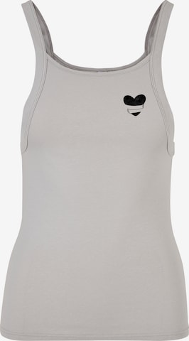 Urban Classics Top 'Hug' in Grau: Vorderseite